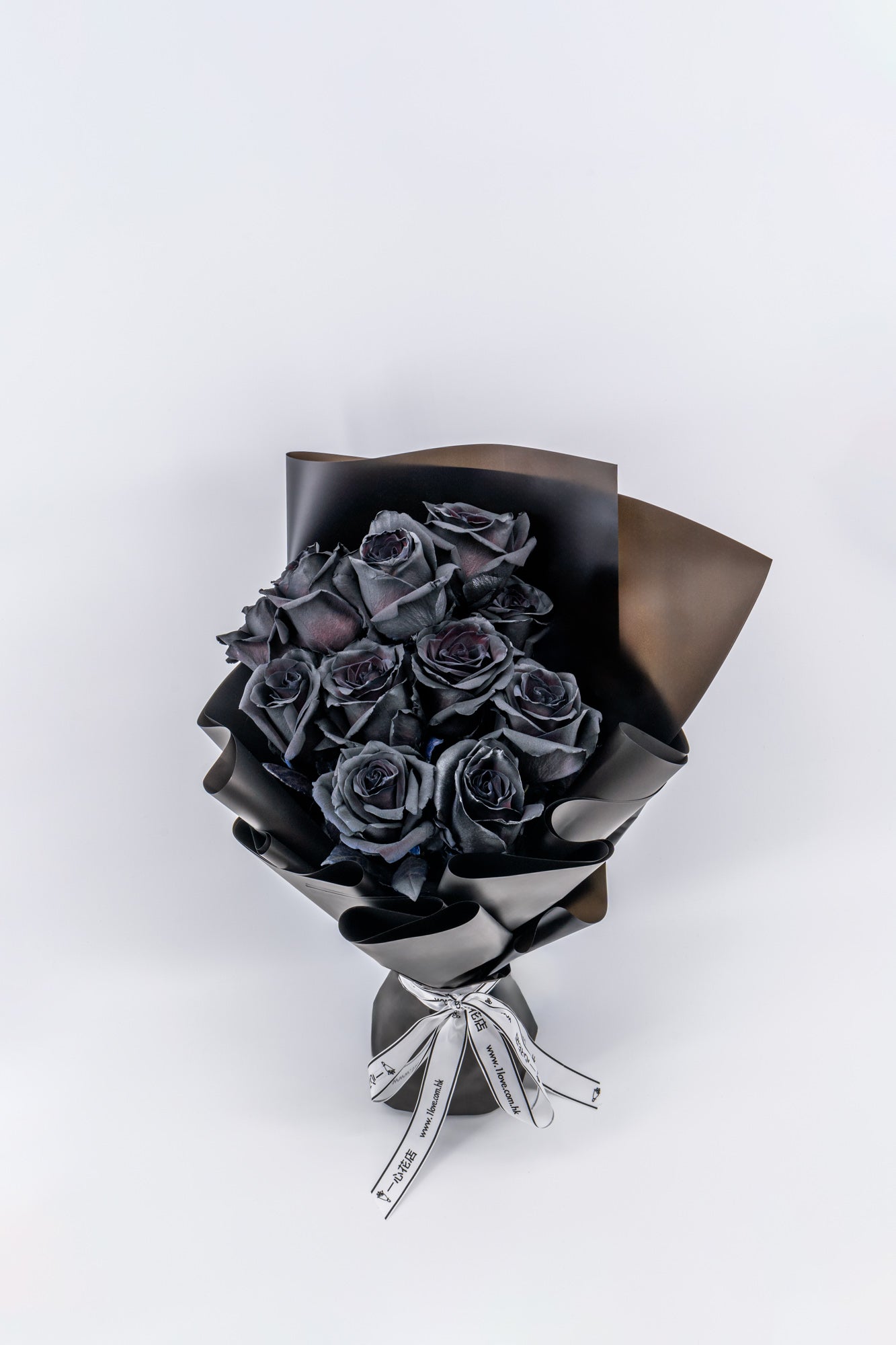 11支玫瑰 (黑色)