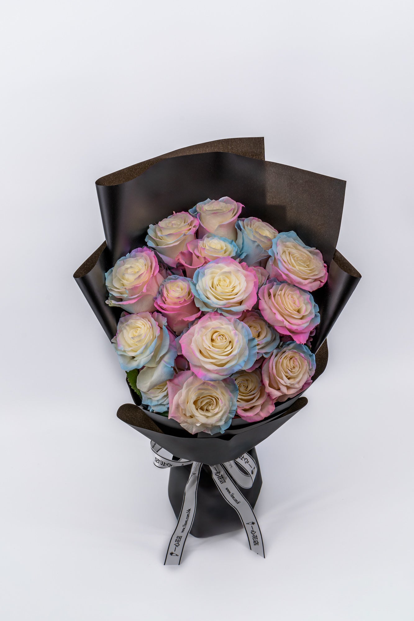 33 Rainbow Roses Bouquet