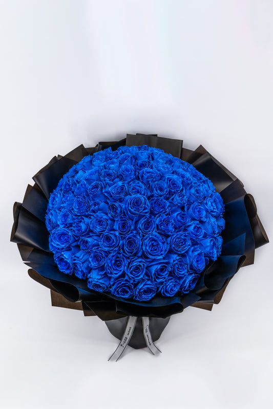 99支玫瑰 (藍色)