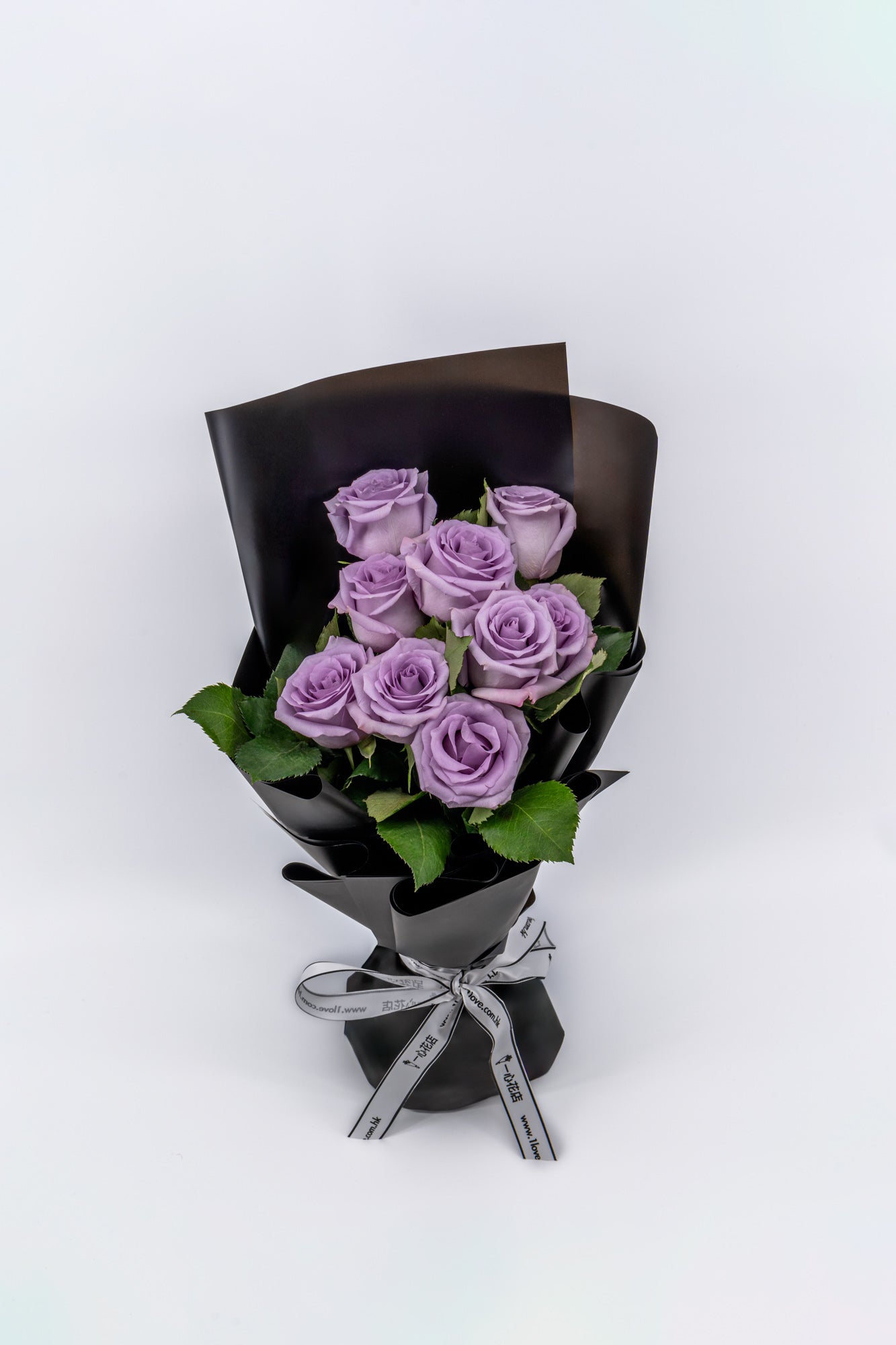 9支玫瑰 (紫色)